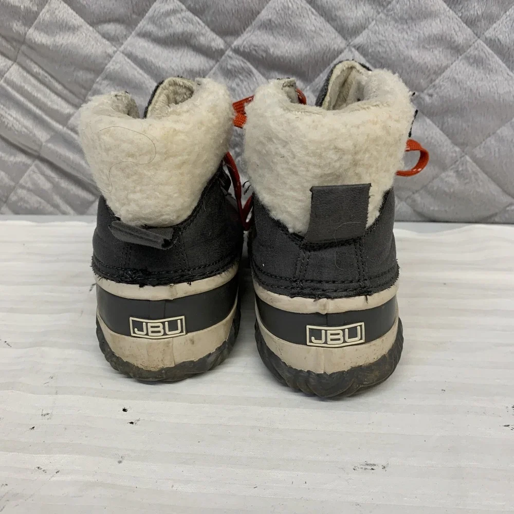 JBU Jambu Snow Boots‎ Womens 7.5M Waterproof Lace Up Faux Fur Lined Gray